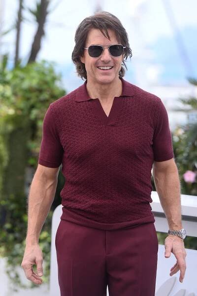 Tom Cruise at photocall for "MISSION: IMPOSSIBLE - THE FINAL RECKONING" in 2025.