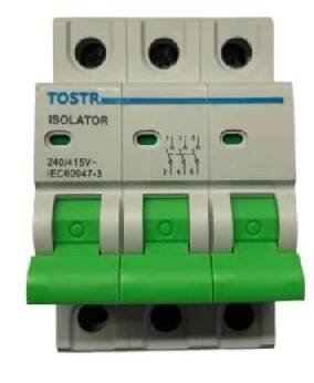 Vypínač třífázový Tostr 63A 13-00432