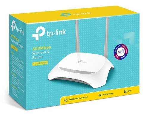TP-Link TL-WR840N bezdrátový router Fast Ethernet Jednopásmový (2,4 GHz) Šedá, Bílá