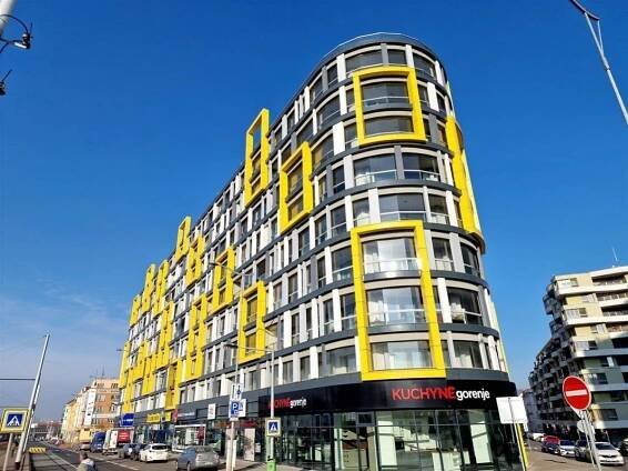 Byt 2kk v Residenci Harfa Design s balkonem a garážovým stáním., obrázek č. 1