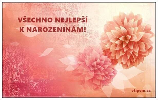 Přání k narozeninám pro ženu, muže, kamarádku, maminku. Nejkrásnější ...