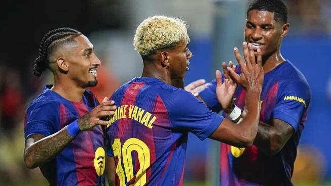 Marcus Rashford compares Lamine Yamal to Brazil icon in Barcelona trophy target