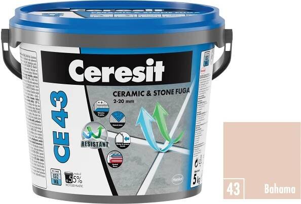 Ceresit Spárovací hmota CE 43 Grand'Elit Bahama, 5 kg
