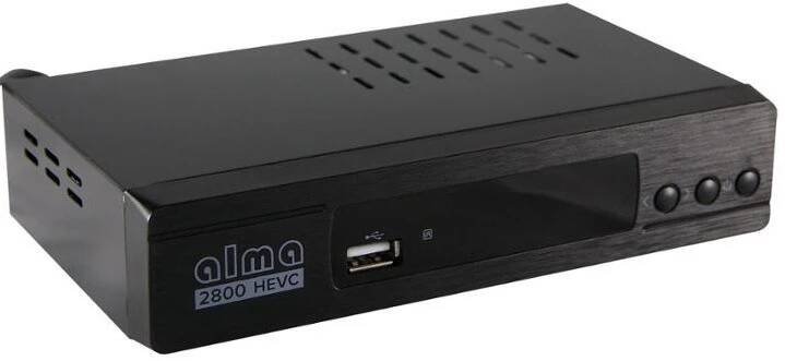 Set-top box ALMA 2800 SE, DVB-T2 H.265 (HEVC) černý - zánovní - 24… | DATART