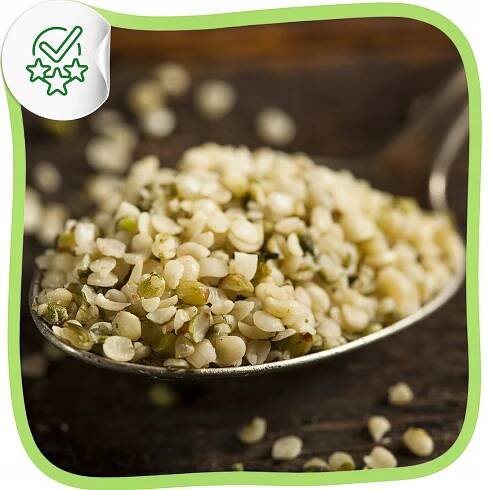 Konopná semínka loupaná Hemp Seeds superfood omega protein zdravá čerstvá 1 kg Značka VitaFarm
