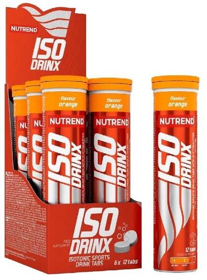 Nutrend Isodrinx Tabs pomeranč 12 šumivých tablet
