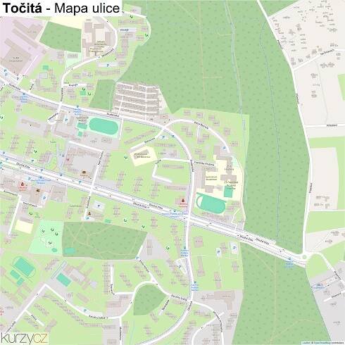 Točitá - mapy | Kurzy.cz