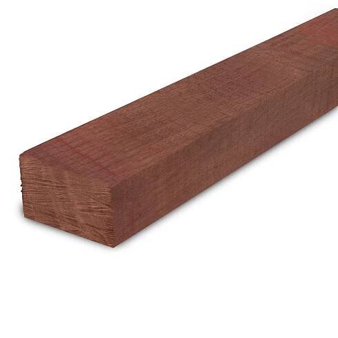 Padouk Balken - 80x180 mm - Hartholz sägerau - Holzhandelonline.de!