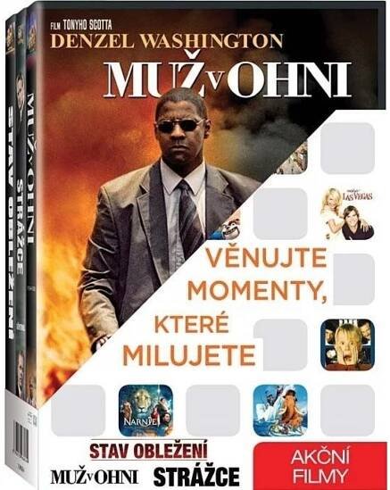 Kolekce: Stav obležení, Můž v ohni, Strážce (3x DVD)