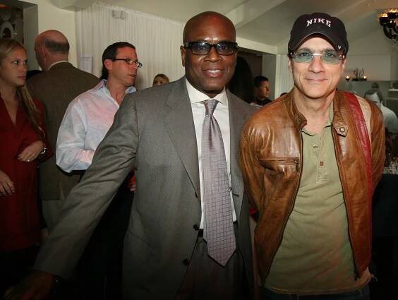 L.A. Reid and Jimmy Lovine in 2008