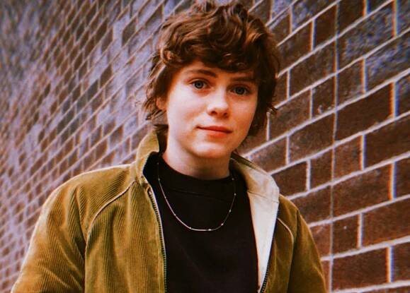 Close-up image of actress Sophia Lillis, known for her role in 'I Am Not Okay With This'
