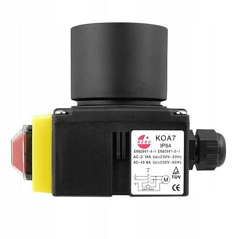 KOA 7; 230V; Jednofázový elektromagnetický spínač se vidlicí