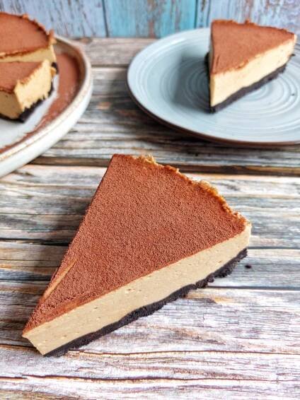 This Tiramisu Cheesecake is super easy to make! The combination of espresso, Bailay's and mascarpone cheese is to die for! 