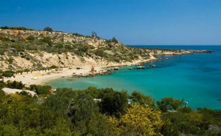 Kypr, Protaras, pláž Konnos