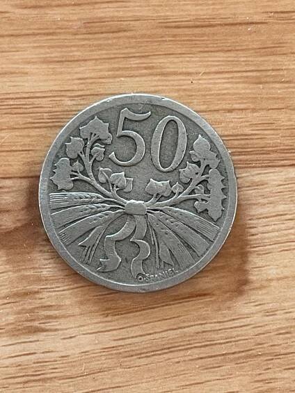 50 Haléř 1922 - Numismatika