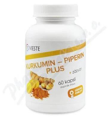 Vieste Kurkumin-piperin plus cps.60