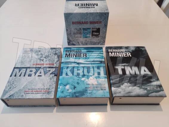 Kniha 3 x Bernard Minier - box Mráz, Kruh, Tma - Trh knih - online antikvariát