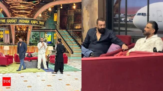 The Great Indian Kapil Show season 3: Kapil’s stage turns into a dostana reunion with Suniel Shetty and Sanjay Dutt gracing the upcoming episode