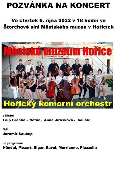 Koncert Hořického komorního orchestru: Hořice