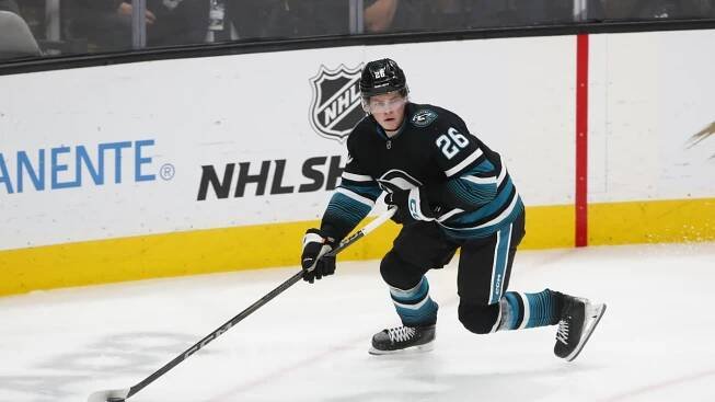 Sharks re-sign defenseman Jack Thompson to one-year, two-way contract