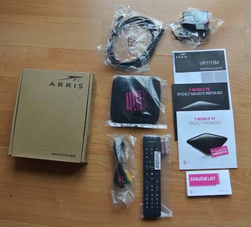 Set Top box ARRIS VIP 1113 pro internetovou TV - nepoužitý, jako nový - TV, audio, video