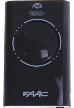 Dálkový ovladač vrat Ovladač FAAC XT4 868 SLH LRB, 4-kanálový dálkový ovládač pro pohony Faac, 868,35 MHz, černý