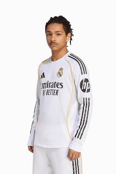 Tričko s dlouhým rukávem adidas Real Madrid 25/26 domácí Authentic - Bílý