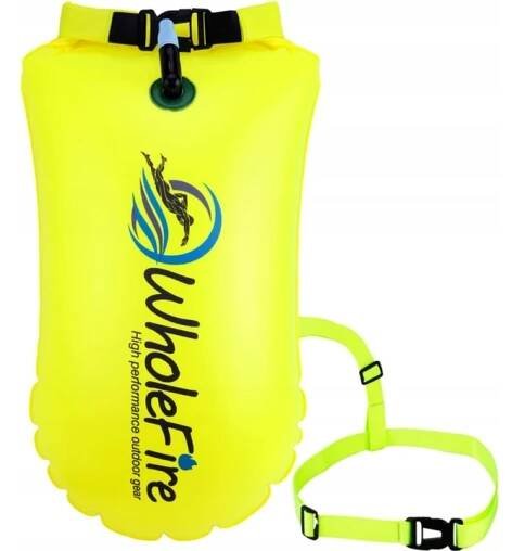 PLAVECKÁ BÓJKA 20 L VODĚODOLNÁ, NAFUKOVACÍ, PRO VODNÍ SPORTY, ŽLUTÁ