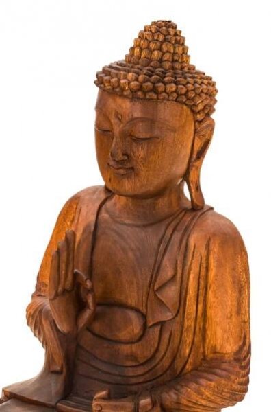 Buddha ze dřeva stromu Suar, 62cm