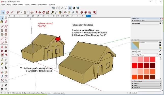 SketchUp učebnice - 1. část
