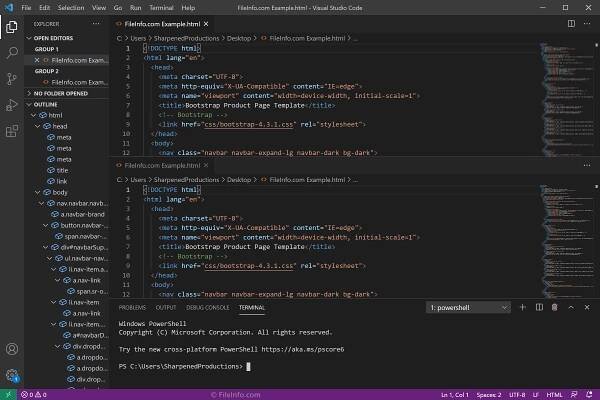 Microsoft Visual Studio Code 1 - Supported File Formats