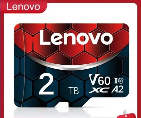TF paměťová karta Lenovo+SD-adaptér SDXC 2TB(2048GB) - červená - Elektro