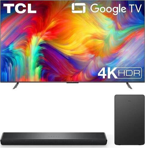 SET UHD LED TV TCL 75P735 + Soundbar TCL P733W
