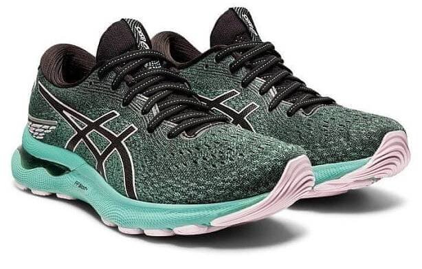 Asics Gel Nimbus 24 Dámske Bežecké Tenisky, čierna, ružová, zelená, veľ. 37