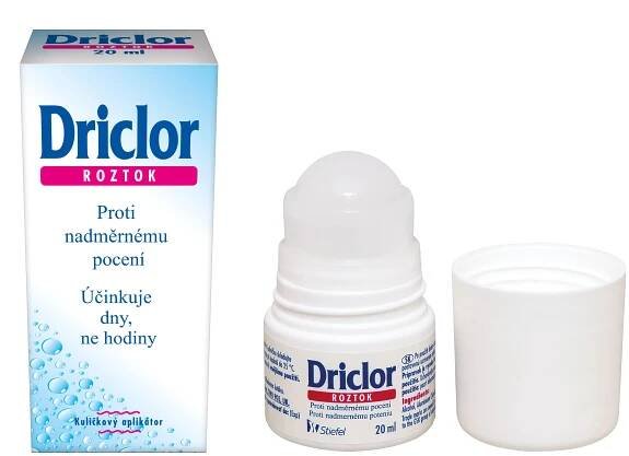 Driclor antiperspirant při nadměrném pocení 20 ml