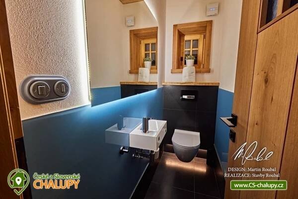 Chalupa Mlýn - wellness roubenka Černý Důl (5C-177): CS chalupy, pronájem chaty a chalupy