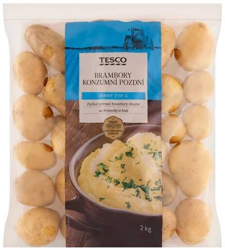 Tesco Brambory konzumní pozdní varný typ C 2kg