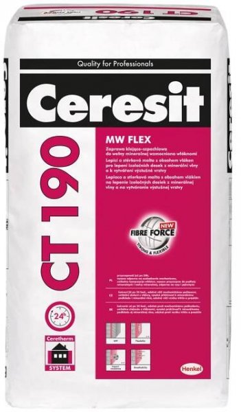 Malta lepící a stěrková Ceresit CT 190 MW FLEX 25KG | R+F B2B