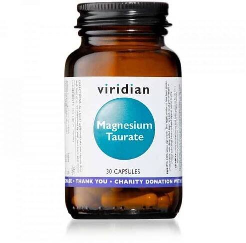 VIRIDIAN Magnesium Taurate 90 kapslí