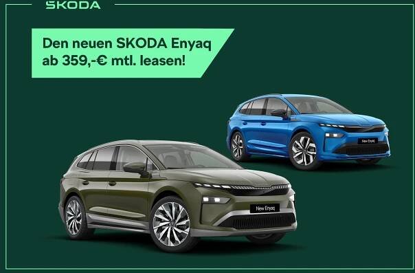 Enyaq 2025 - Jetzt Angebot ab 359,- €* mtl. sichern!