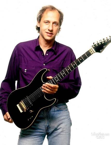Mark Knopfler and his guitars