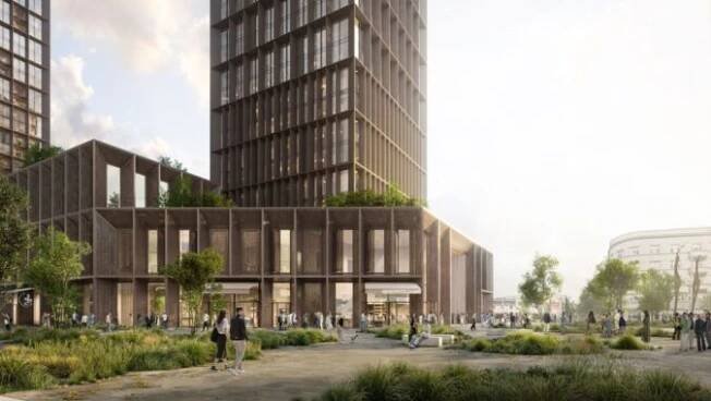 Ostrava, mrakodrap, finální podoba Ostrava Tower Complex, 27. 6. 2024