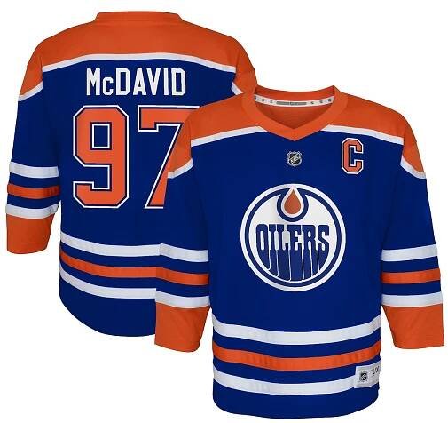 Connor McDavid Edmonton Oilers Youth Home Replica Player Jersey - Royal