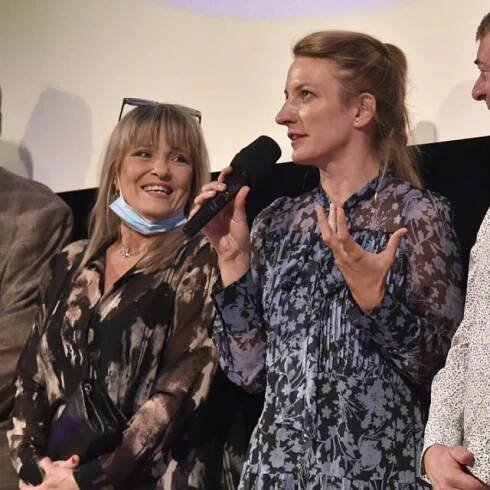 Pohádka Největší dar - Zlín Film Fest 2020 - Bolek Polívka,  Chantal Poullain,  Anna Polívková | foto: Dalibor Glück,  ČTK