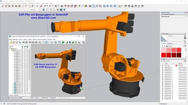 StepView is a CAD-Viewer and Converter for Viewing, Measure, Animation and Mesh Simplification