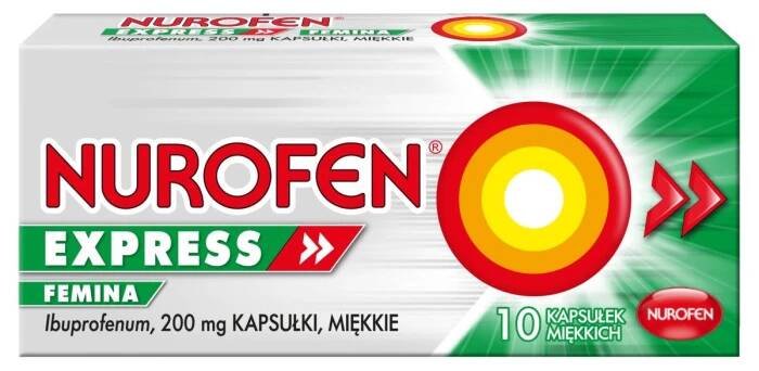 Nurofen Express Femina Soft kapsle 10 kusů