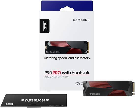 Samsung 990 PRO 1TB NVMe Heatsink