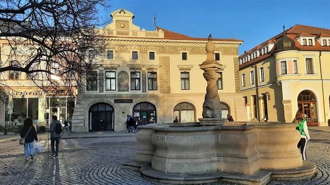 Fotografie - Městská památková zóna Uherské Hradiště, Kašna Masarykovo náměstí - 07.11.2022