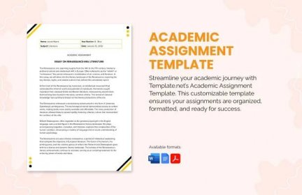 Academic Assignment Template