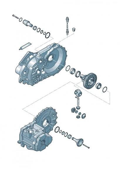 02Z - opravná sada pro převodovky VW Sharan, VW Golf 4, VW Passat, VW T5